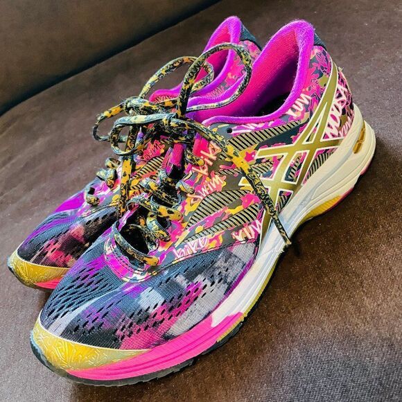 NEW Asics Gel Noosa Tri 10 womens 8 US 39.5 EUR Breast Cancer Edition Pink Gold - Picture 4 of 10